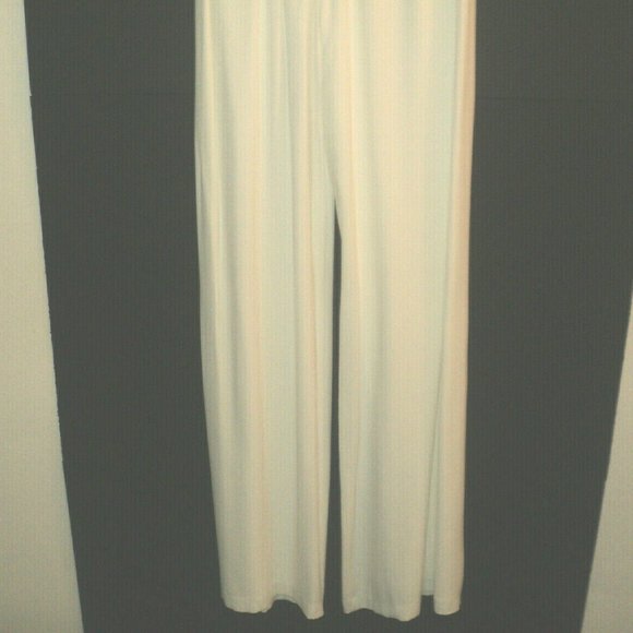 NEW Cache Pants White Size 4 Gold Crest Buttons Straight Leg Lined Made in USA - Picture 6 of 8